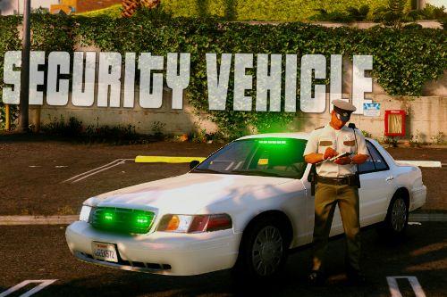 Security Crown Victoria (green lights)